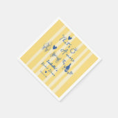 Whimsical Hand Drawn das ist mehr Brautparty Serviette (Ecke)