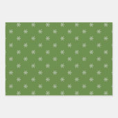 Whimsical Hand Drawn Doodle Green Geschenkpapier Set (Vorderseite 3)