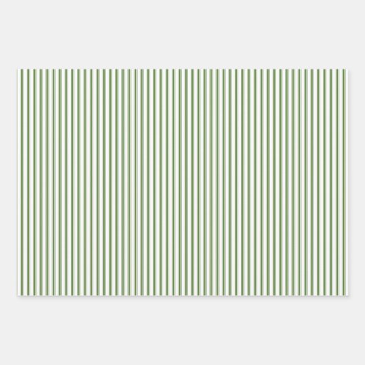 Whimsical Hand Drawn Doodle Green Geschenkpapier Set (Vorderseite 2)