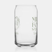 Whimsical Hand Drawn Doodle Milk für Santa Dosenglas (Rechts)