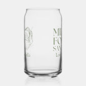 Whimsical Hand Drawn Doodle Milk für Santa Dosenglas (Links)