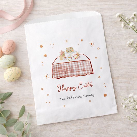 Whimsical Hand Drawn Happy Oaster Geschenktütchen
