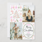 Whimsical Hand Drawn Icons Frohe Weihnachten 2 Fot (Vorderseite)