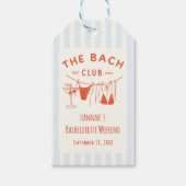 Whimsical Hand Drawn Orange Cocktail Geschenkanhänger (Vorderseite)