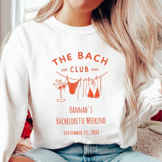 Whimsical Hand Drawn Orange Cocktail Sweatshirt