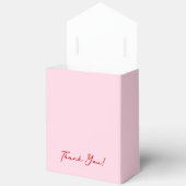 Whimsical Hand Drawn Pink & Red Wedding Geschenkschachtel (Offen)