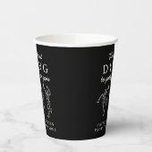 Whimsical Hand Drawn Skeletons Halloween Party Pappbecher (Links)