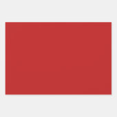 Whimsical Hand Draws Red & Green Weihnachten Geschenkpapier Set (Vorderseite 3)