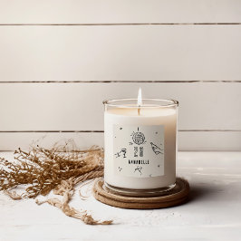 whimsical Hand gezeichnet 30. Geburtstag Drinks Pa Quadratischer Aufkleber