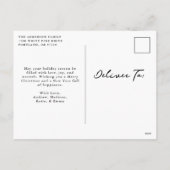 Whimsical Hand Gezeichnet Bows Foto Weihnachten (Rückseite)