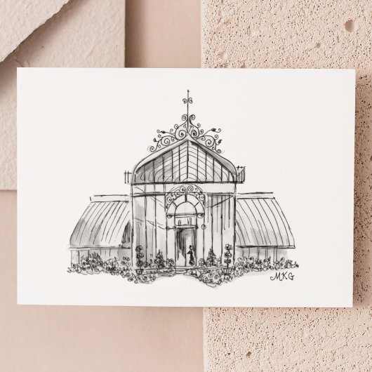 Whimsical Hand Gezeichnet Viktorianischer botanisc