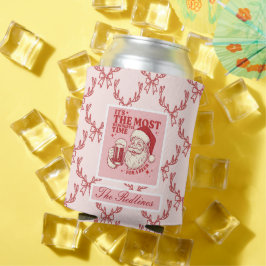 Whimsical Hand Gezeichnet Weihnachten Dosenkühler