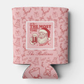 Whimsical Hand Gezeichnet Weihnachten Dosenkühler (Rückseite)