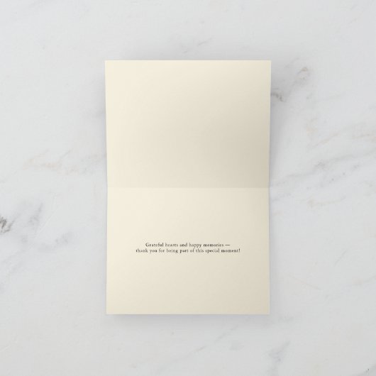 Whimsical Hand Gezeichnet Weinberg Weintrauben Wei Dankeskarte (Innenseite)