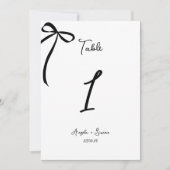 Whimsical Hand gezeichnete Bow-Hochzeitsstiftung T (Vorderseite)