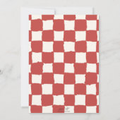 Whimsical Hand gezeichnete Weihnachtsfeiertage Par Einladung (Rückseite)