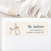 Whimsical Hand gezeichnete Weihnachtsfeiertage Rüc (Insitu)