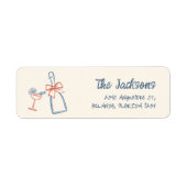 Whimsical Hand gezeichnete Weihnachtsfeiertage Rüc (Vorne)