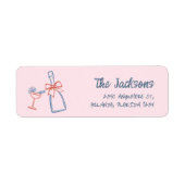 Whimsical Hand gezeichnete Weihnachtsfeiertage Rüc (Vorne)