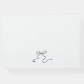 Whimsical Hand gezeichnetes Wappen Gästebuch (Rückseite)