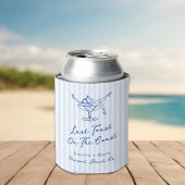 Whimsical Hand gezogen Blue Letzten Toast an der K Dosenkühler