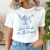 Whimsical Hand gezogen Blue Letzten Toast an der K T-Shirt