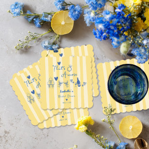 Whimsical handgezeichnet Das ist amore Brautparty Untersetzer