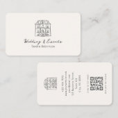 Whimsical, handgezeichnet, illustriert visitenkarte (Vorne/Hinten)