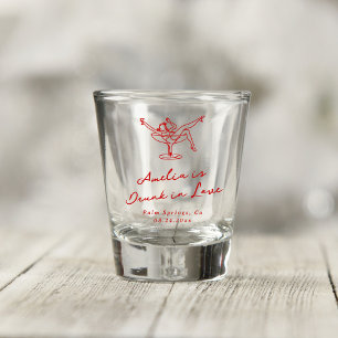 Whimsical Handgezeichnet Junggesellinnenabschied R Schnapsglas
