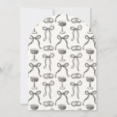 Whimsical, handgezeichnete Hochzeit Einladung (Rückseite)