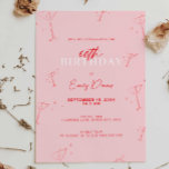 Whimsical Handgezogen martini 60. Geburtstagsparty Einladung<br><div class="desc">Diese whimsical Geburtstagsfeier lädt zu einer 60. Geburtstagsfeier ein,  bei der die von Hand gezeichnete Retro-Schreiber-Grenze zu sehen ist. Für eine erweiterte Anpassung dieses Designs,  z.B. das Ändern des Layouts,  des Schriftartes oder der Textgröße,  klicken Sie bitte auf den obigen Button "KENNEN". Bitte kontaktieren Sie mich für weitere Fragen!</div>