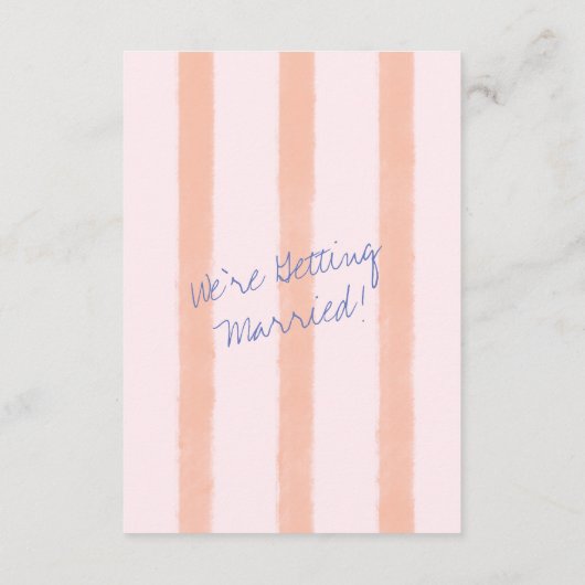 Whimsical Handschriftlich Modern Boho Begleitkarte (Rückseite)