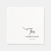 Whimsical Handwriting Serviette (Vorderseite)