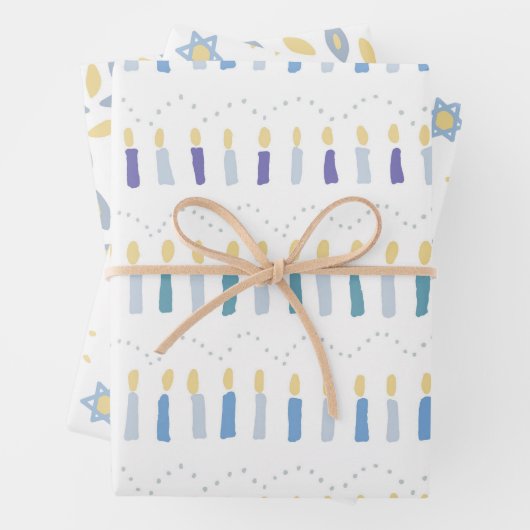 Whimsical Hanukkah Geschenkpapier Set (Beispiel)