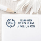 Whimsical Hanukkah Holiday Menorah Custom MAIL (Insitu)