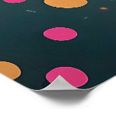 Whimsical Happy Birthday Schwester Illustration Poster (Ecke)