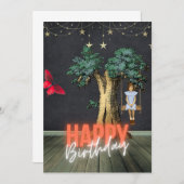 Whimsical Happy Birthday Surreal Altered Art (Vorne/Hinten)