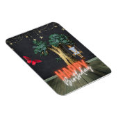 Whimsical Happy Birthday Surreal Altered Art Magnet (Rechte Seite)