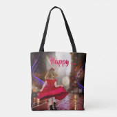 Whimsical Happy Dance Giro Tote Bag Tasche (Rückseite)