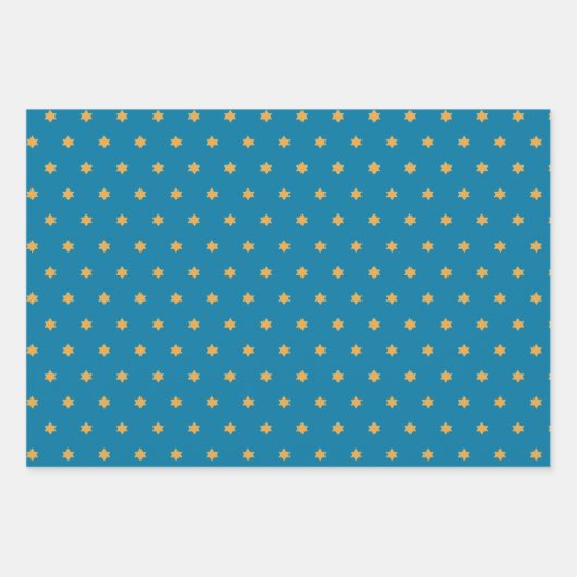 Whimsical Happy Hannukah Coodinating Geschenkpapier Set (Vorderseite 2)