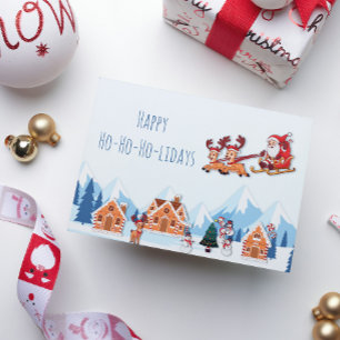 Whimsical Happy Holidays Weihnachten Weihnachten