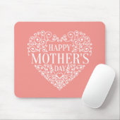 Whimsical Happy Mother's Day | Mousepad (Mit Mouse)