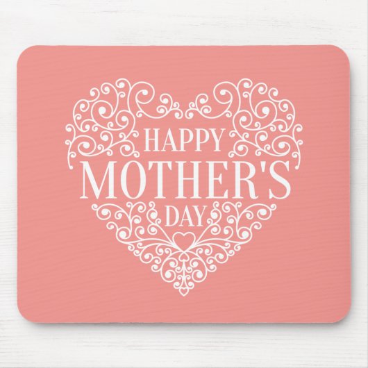 Whimsical Happy Mother's Day | Mousepad (Vorne)