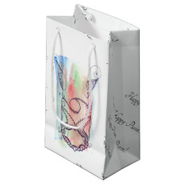 Whimsical Happy Purim Gift Bag Kleine Geschenktüte