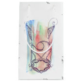 Whimsical Happy Purim Gift Bag Kleine Geschenktüte (Vorderseite)