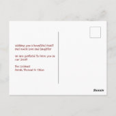 Whimsical Happy Thanksgiving Friendsgiving Custom Postkarte (Rückseite)