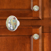 Whimsical Hare Keramikknauf