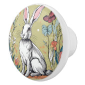 Whimsical Hare Keramikknauf (Rechts)