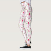 Whimsical Heart Castle Pattern Leggings (Links)