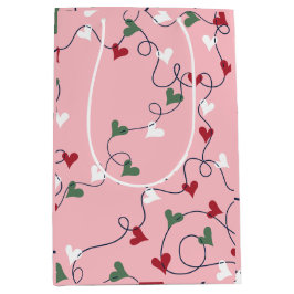 Whimsical Heart Girlande Geschenktasche Mittlere Geschenktüte